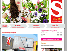 Tablet Screenshot of erikslundshoppingcenter.se